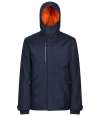 RG700 TRA210 Regatta Thermogen Powercell 5000 Heated Jacket Navy / Magma Orange colour image